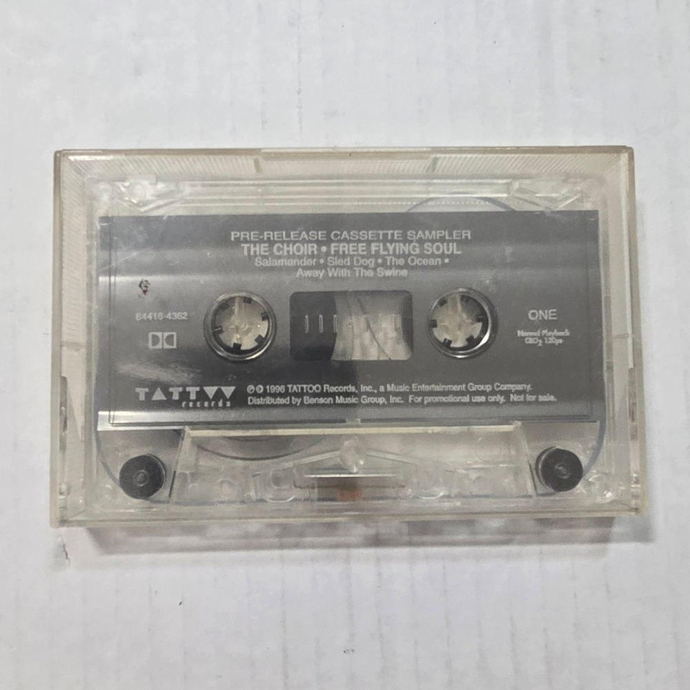 Vintage 1996 The Choir Common Children Promo Cassette Tape Tattoo Records Rare